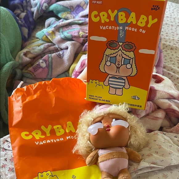 Pink and Brown Plush Doll - Picture 3 of 3